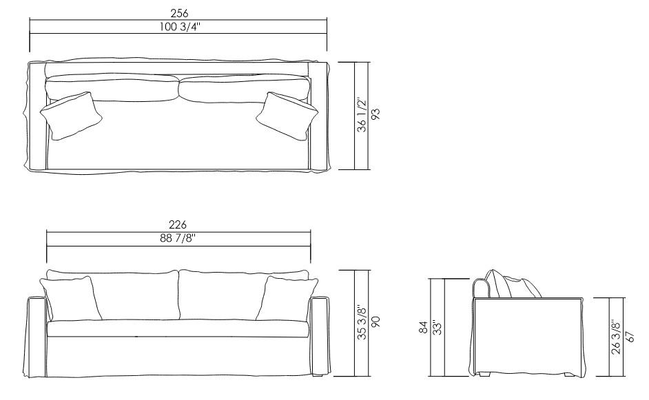 PARKA SOFA 100 3/4"