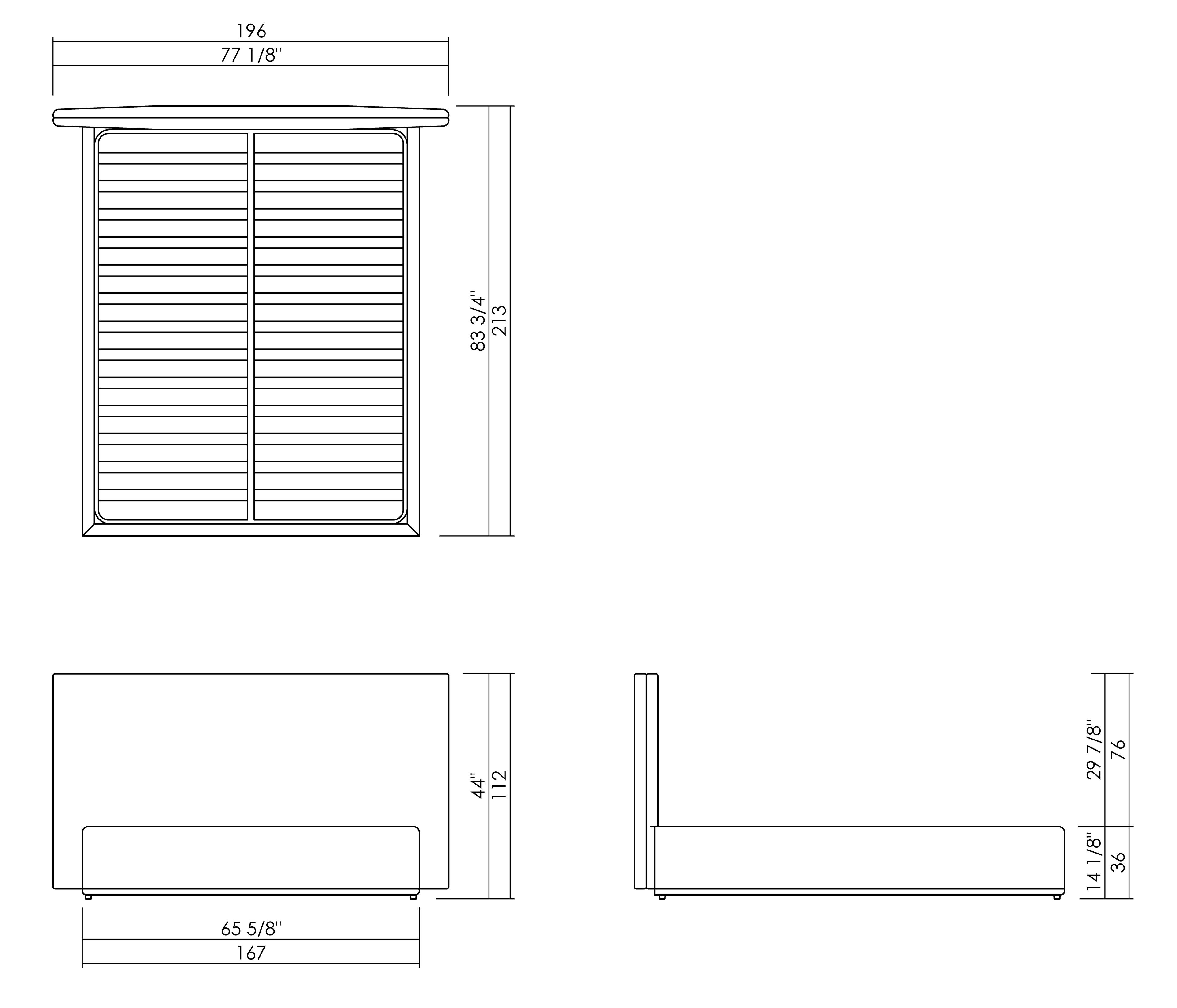 CAMA SERENA - COLCHÓN 158X198 CM