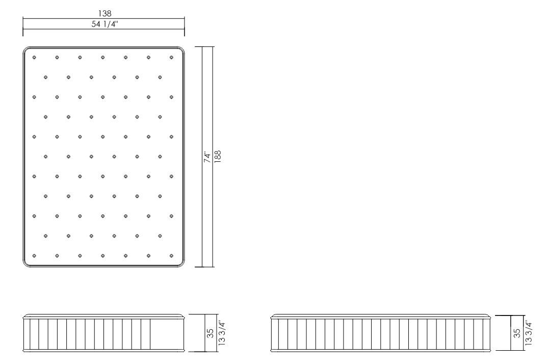 COLCHÓN 138 X 188 CM
