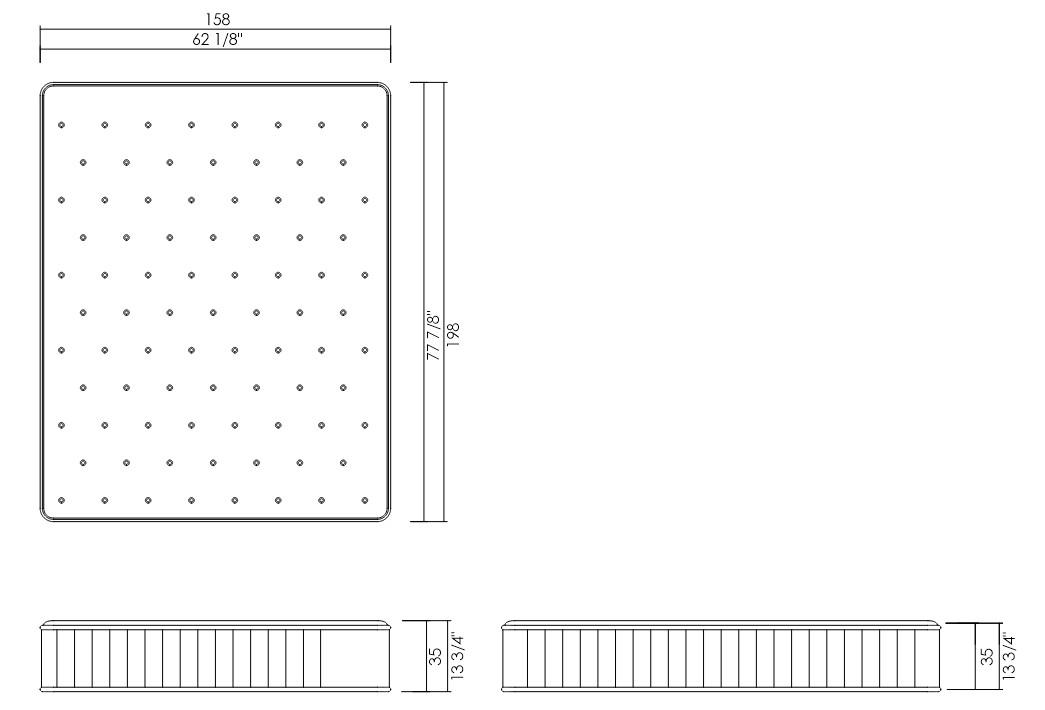 COLCHÓN 158 X 198 CM