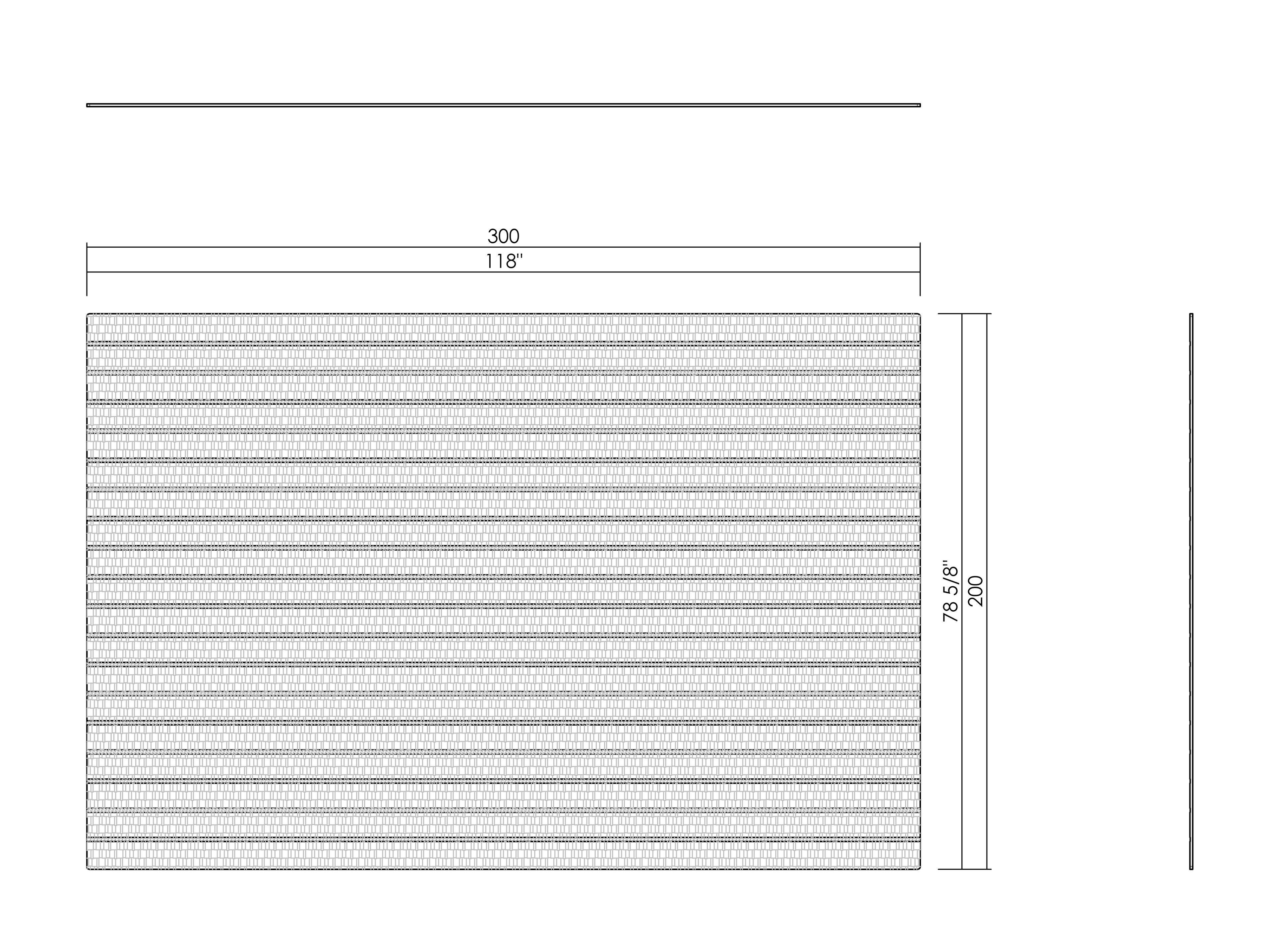 ALFOMBRA 300 X 200 CM STRIATO