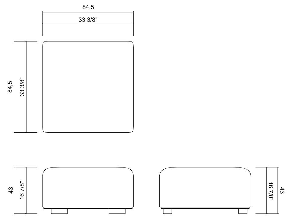 OTOMANA 84 CM SINTRA