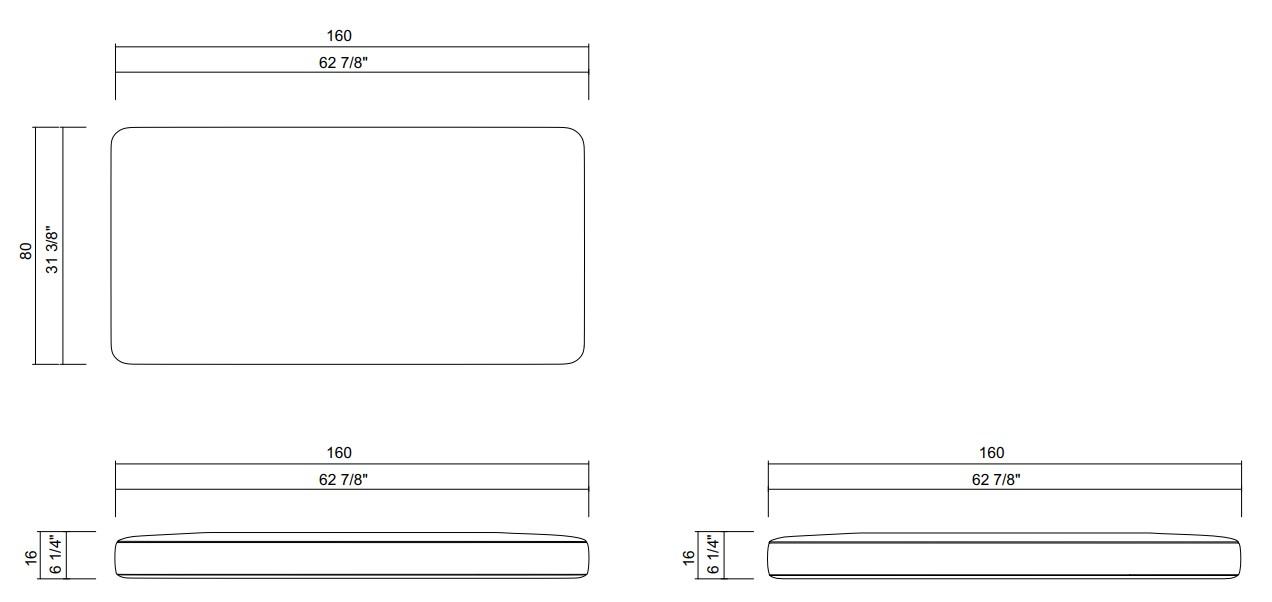 COJÍN 158X78 CM OÁSIS